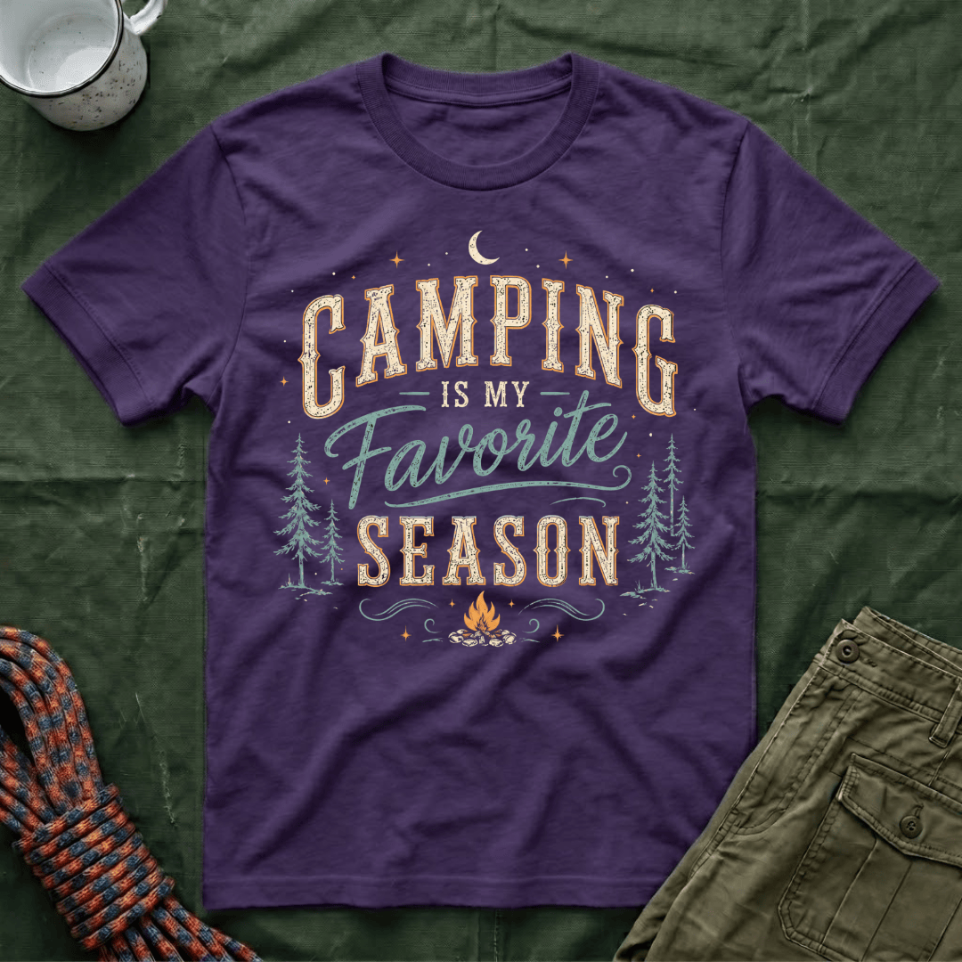 Camping Is My Favorite Season T-Shirt