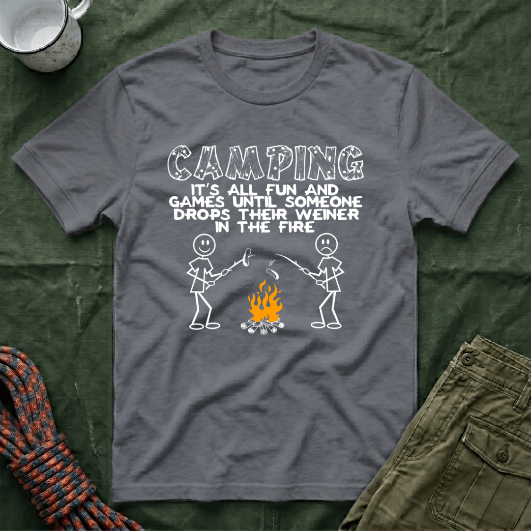 Camping - It's All Fun And Games T-Shirt