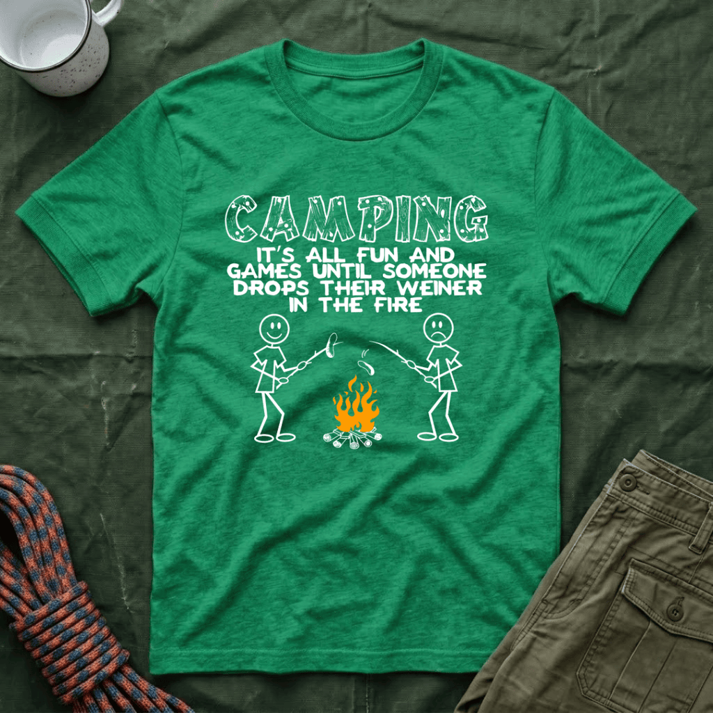 Camping - It's All Fun And Games T-Shirt