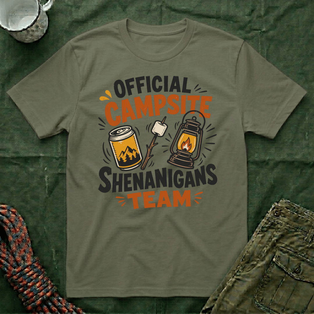 Campsite Shenanigans Team T-Shirt