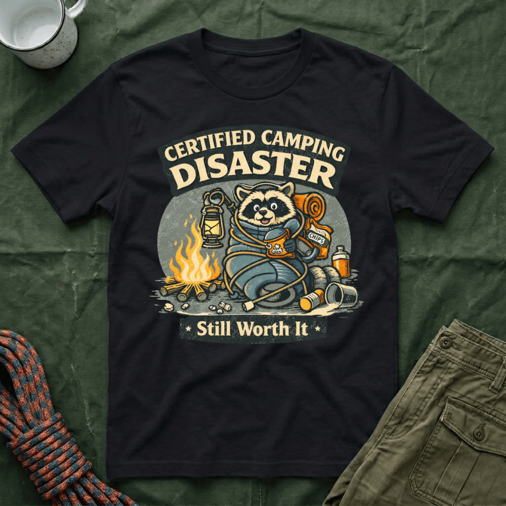 Certified Camping Disaster T-Shirt