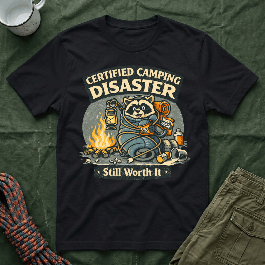 Certified Camping Disaster T-Shirt