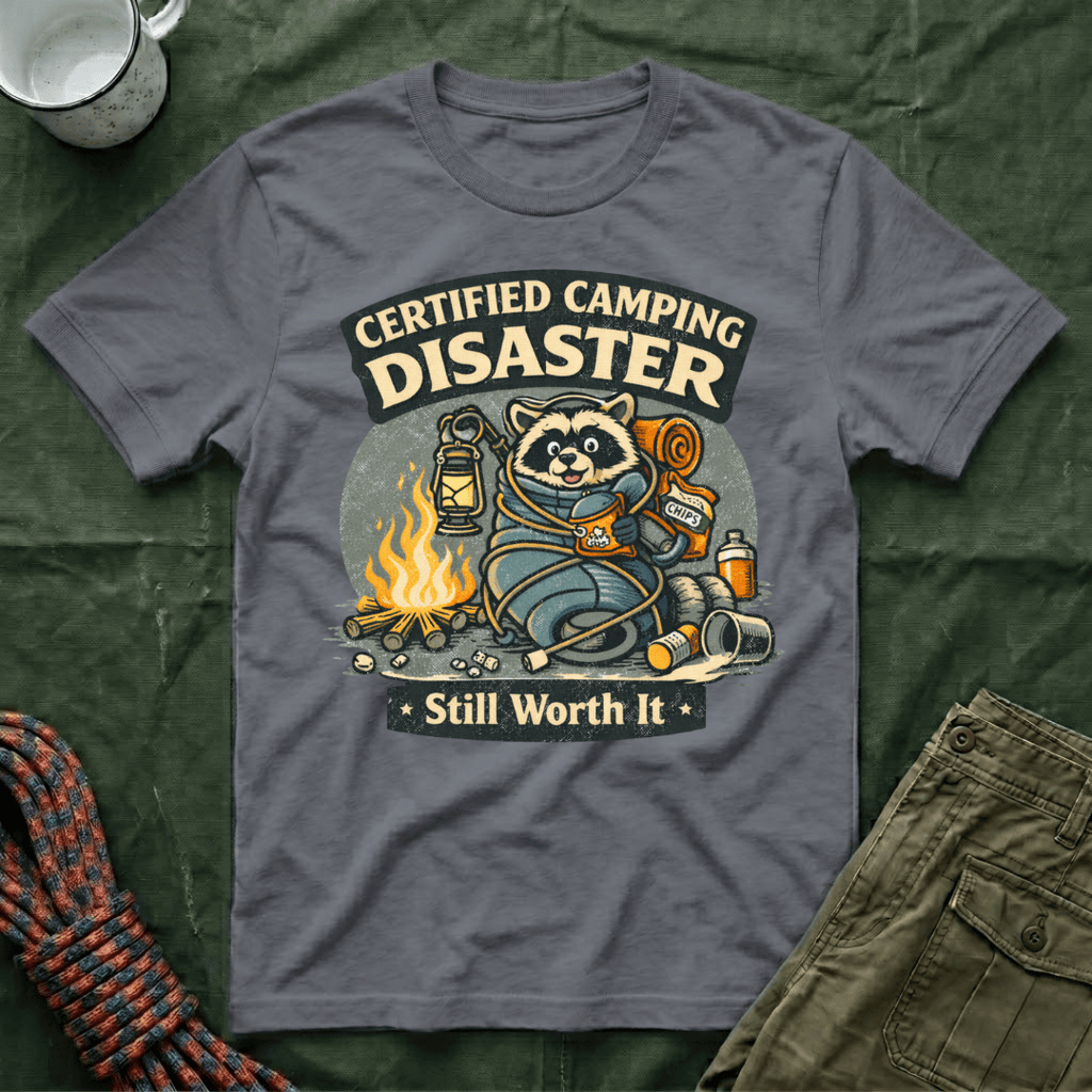 Certified Camping Disaster T-Shirt