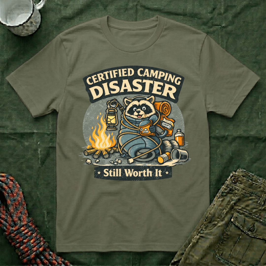 Certified Camping Disaster T-Shirt