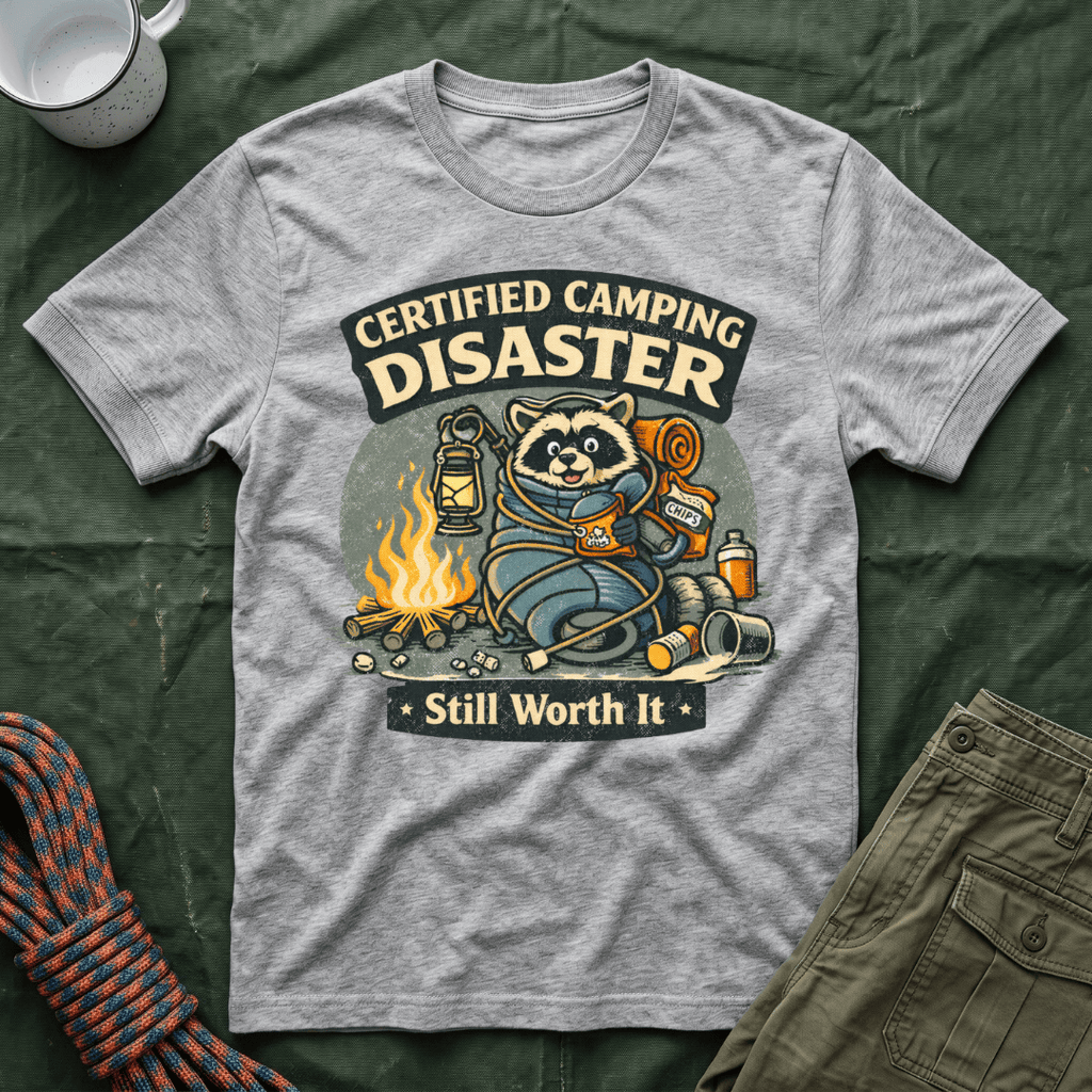 Certified Camping Disaster T-Shirt
