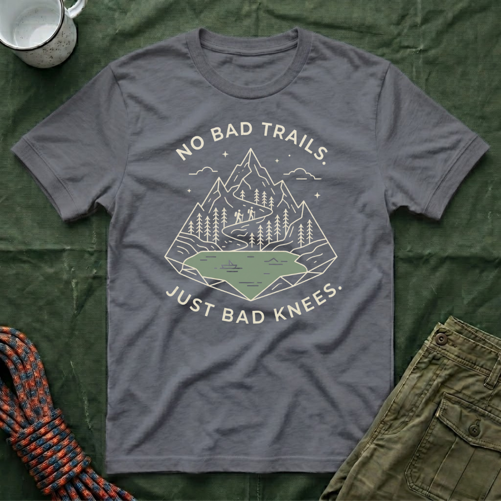 No Bad Trails, Just Bad Knees T-Shirt