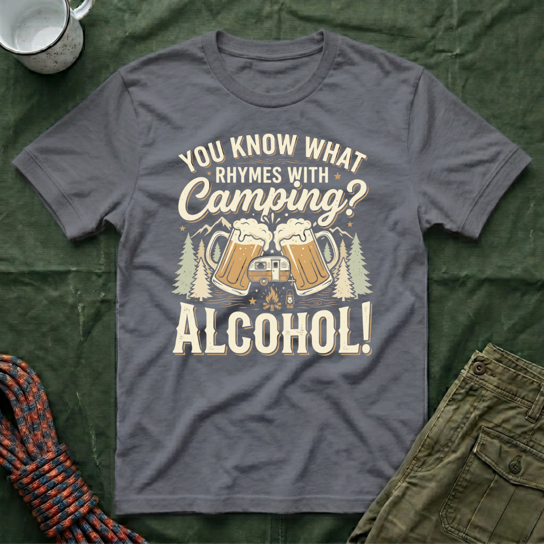 You Know What Rhymes With Camping T-Shirt