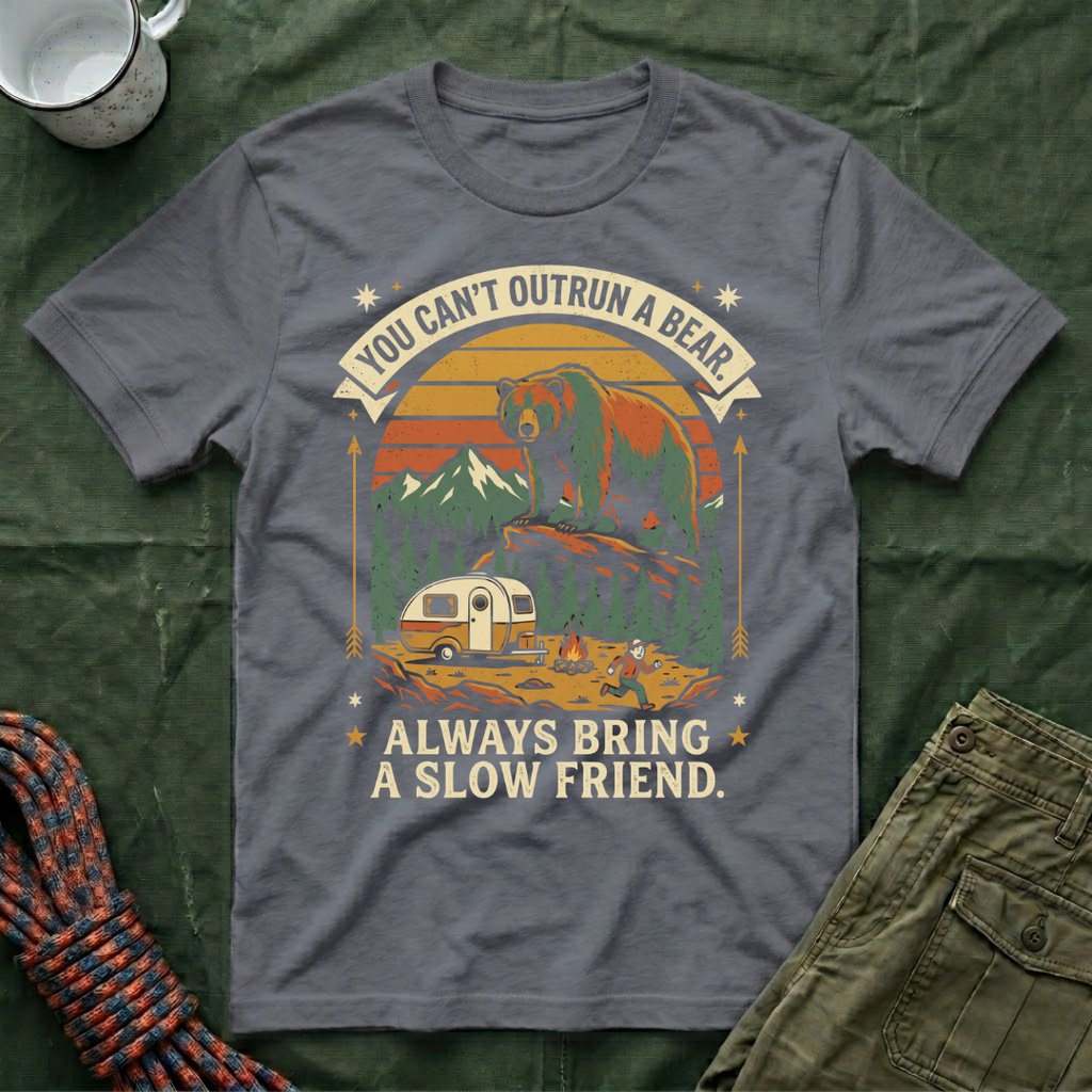Funny You Can't Outrun A Bear T-Shirt