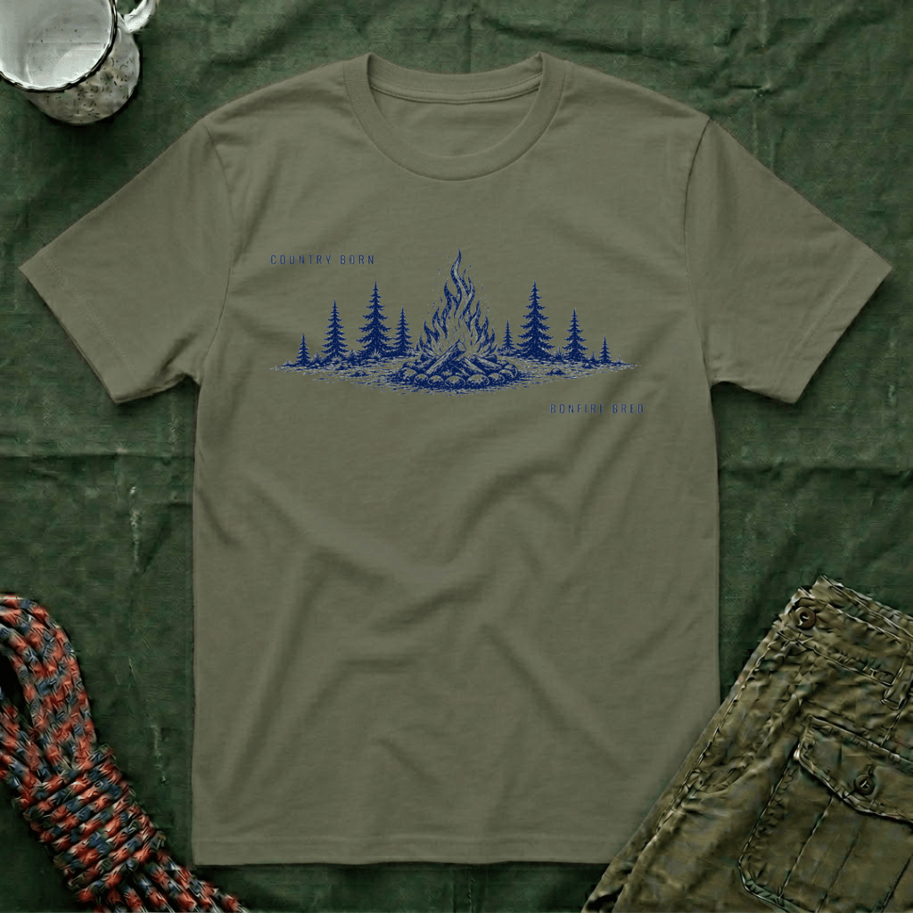 Country Born Bonfire Bred T-Shirt