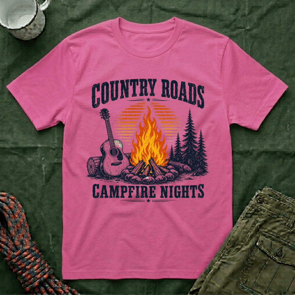 Country Roads Campfire Nights T-Shirt