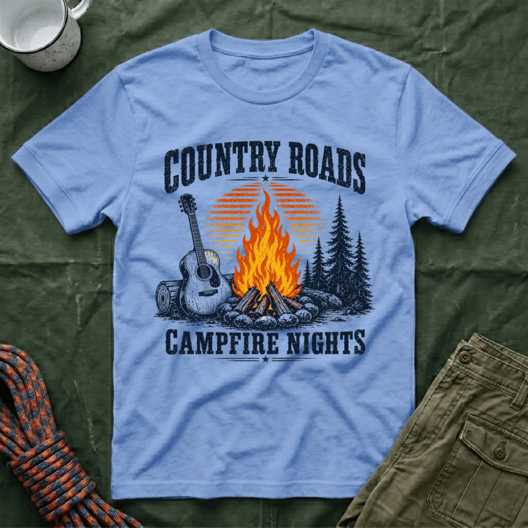 Country Roads Campfire Nights T-Shirt