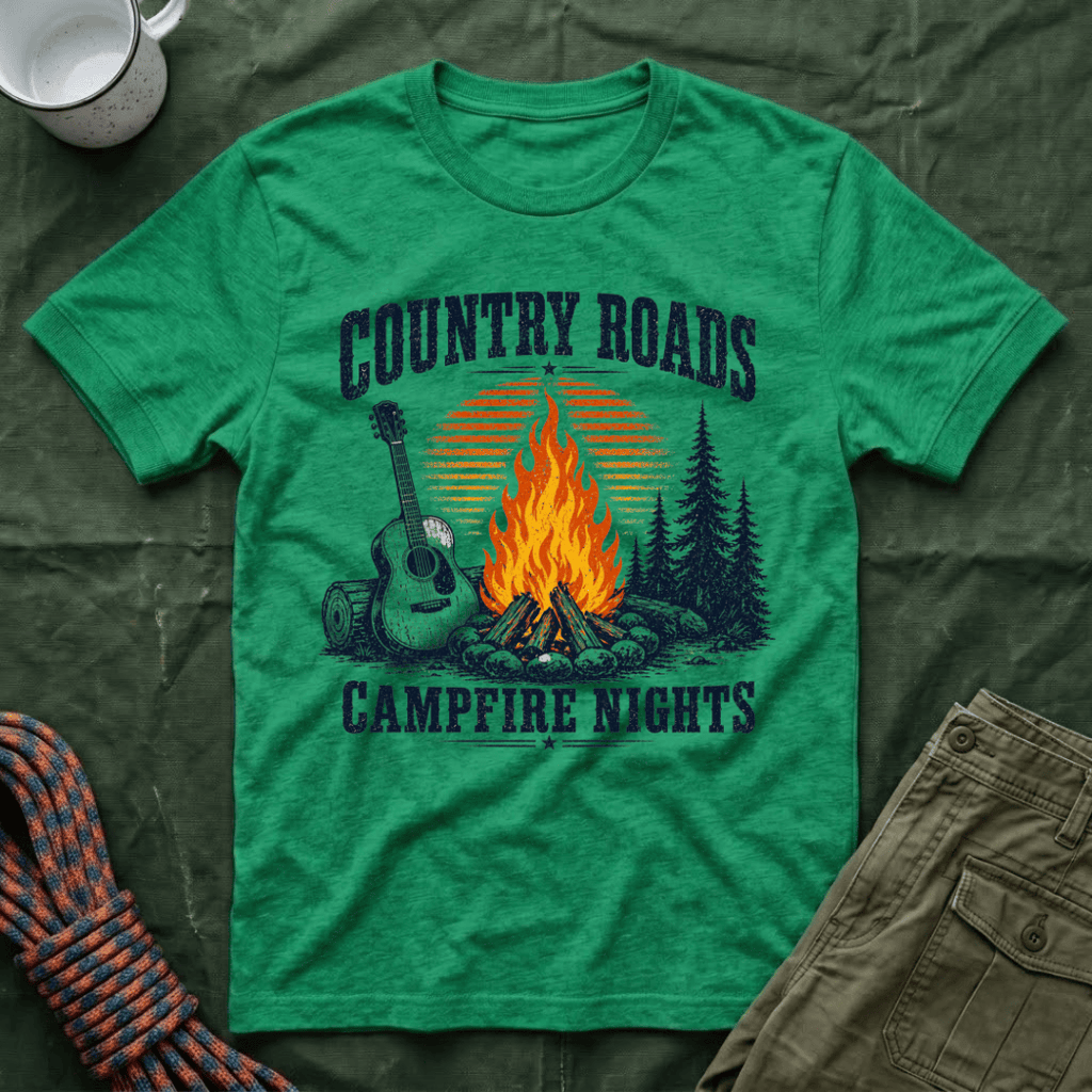 Country Roads Campfire Nights T-Shirt