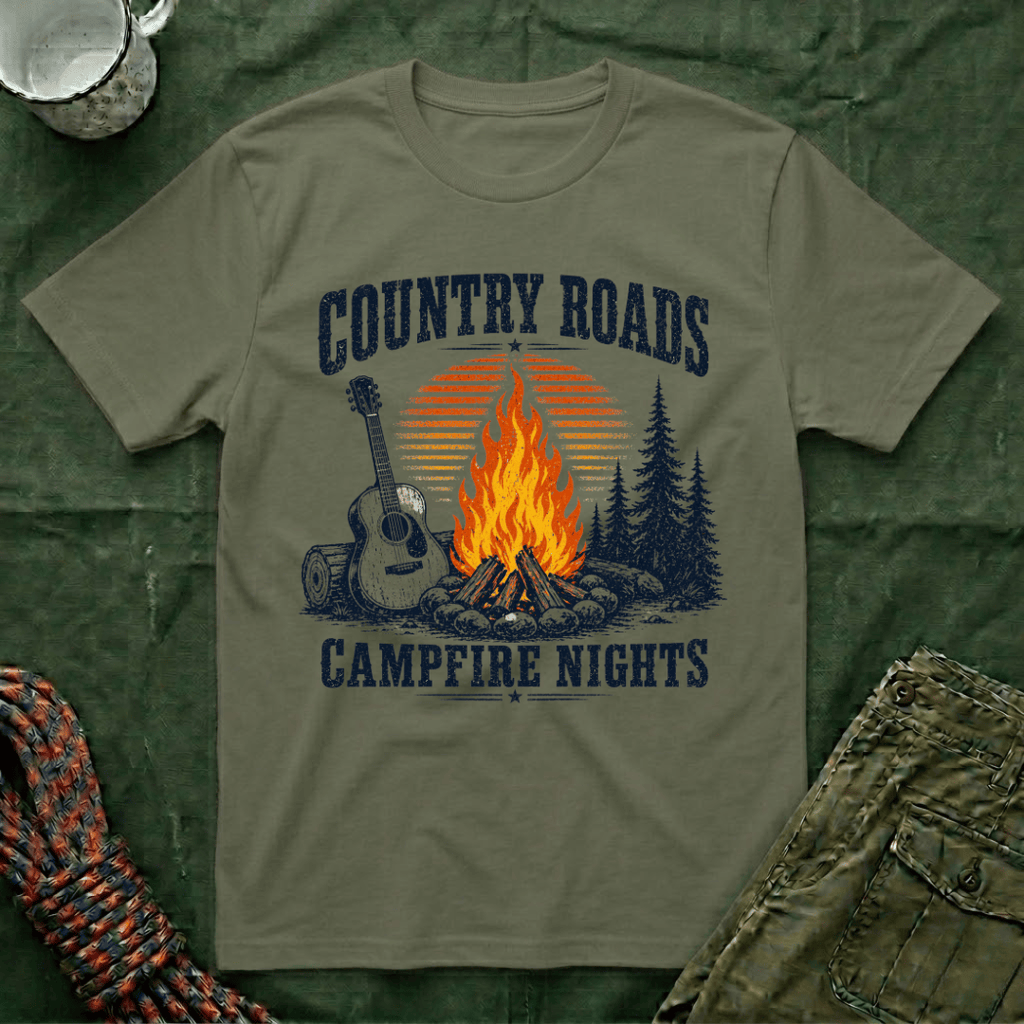 Country Roads Campfire Nights T-Shirt
