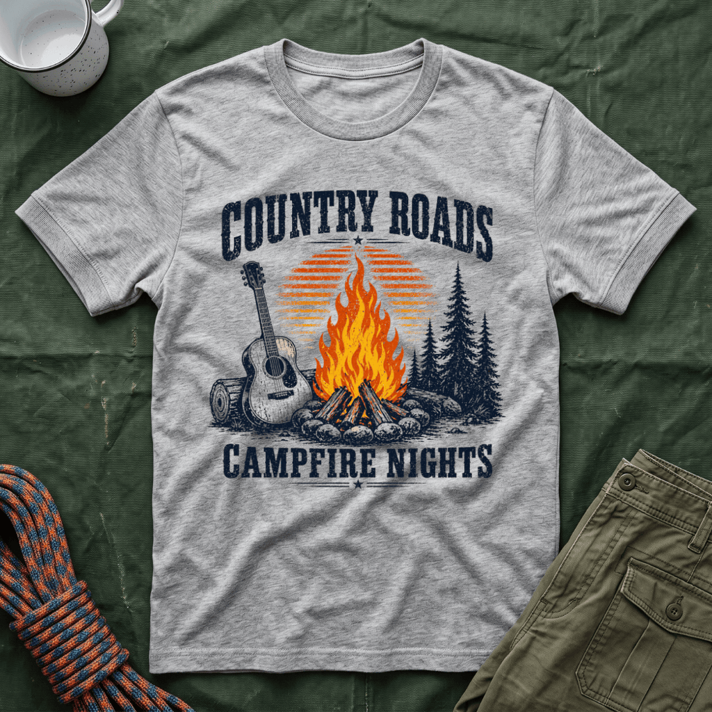 Country Roads Campfire Nights T-Shirt