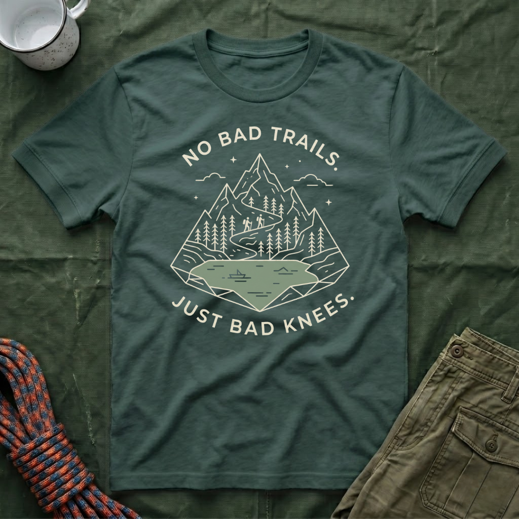 No Bad Trails, Just Bad Knees T-Shirt