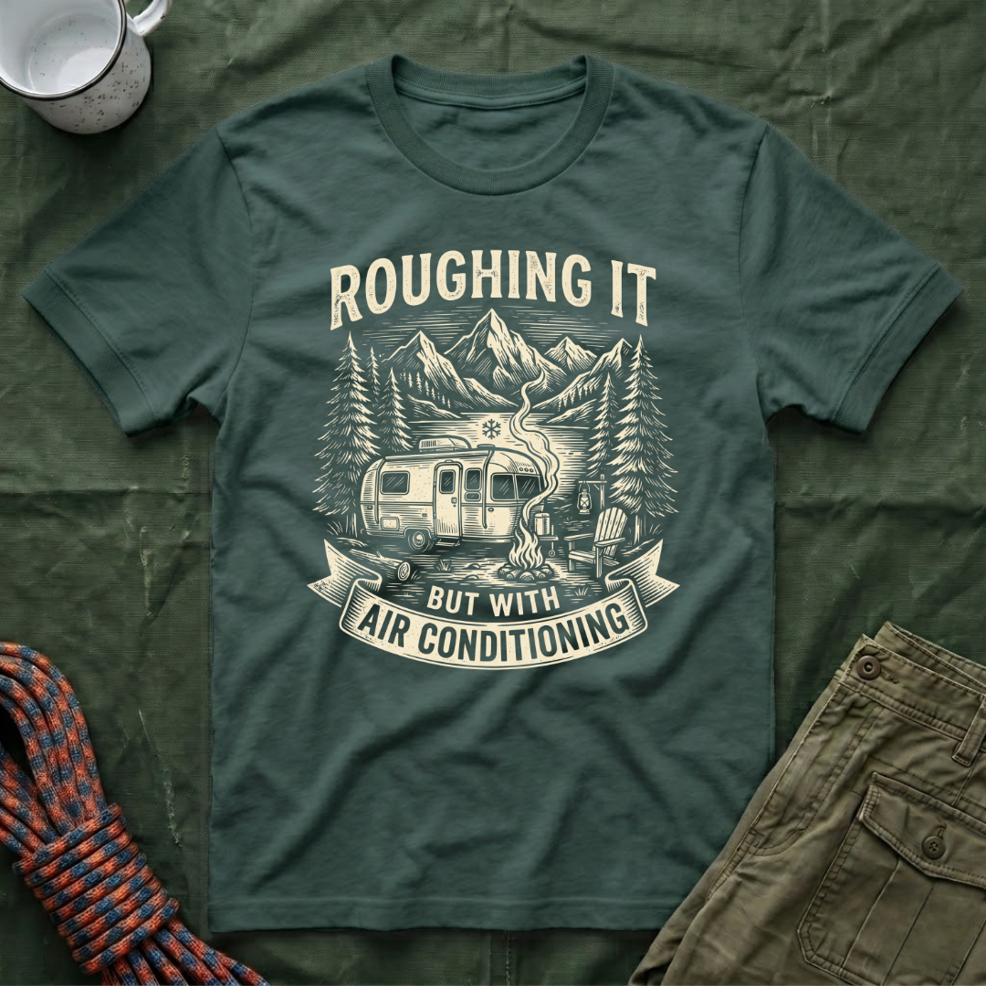 Roughing It But With Air Conditioning T-Shirt