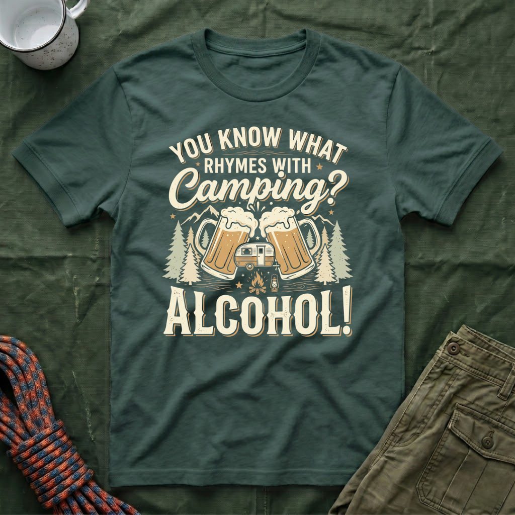 You Know What Rhymes With Camping T-Shirt