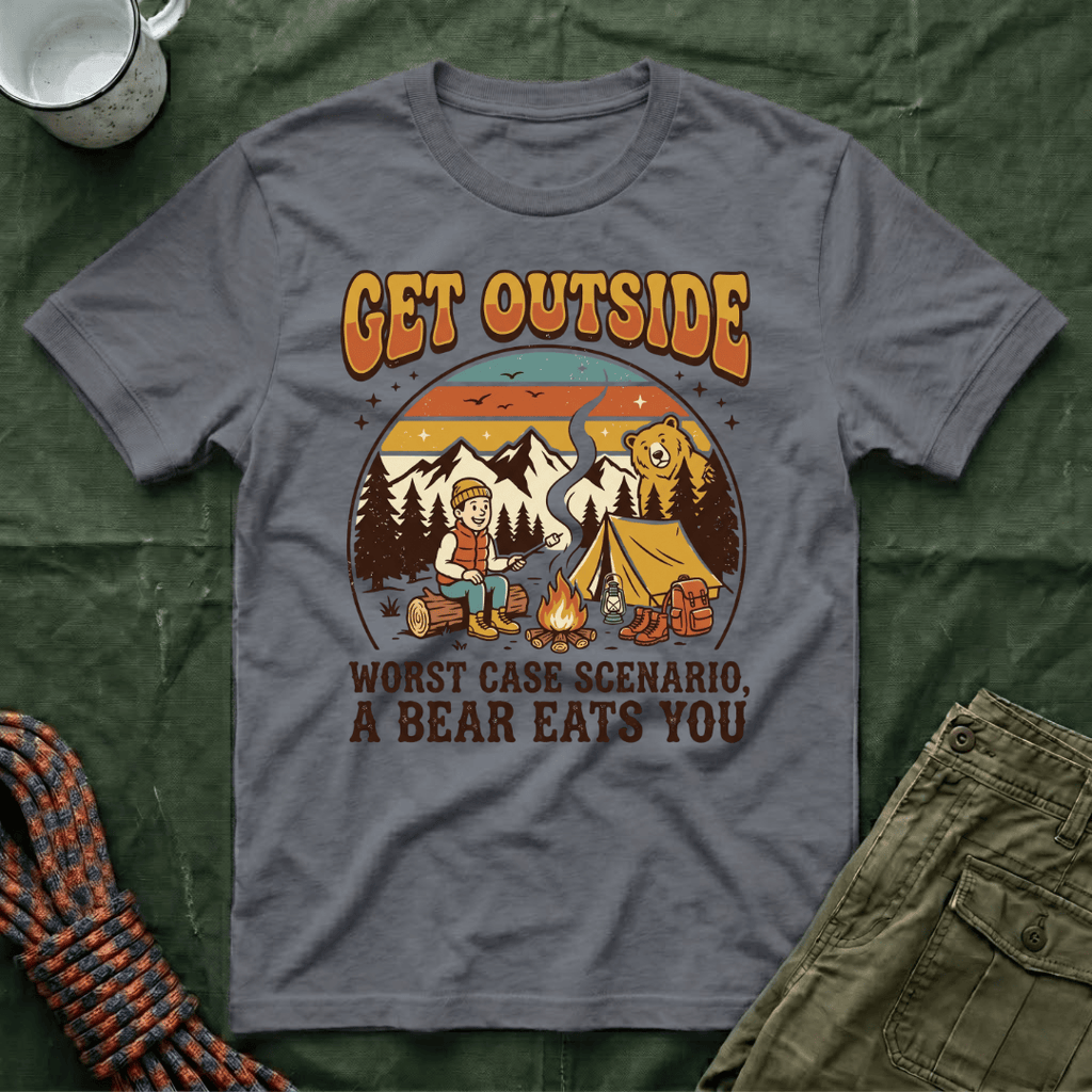 Funny Get Outside Bear T-Shirt