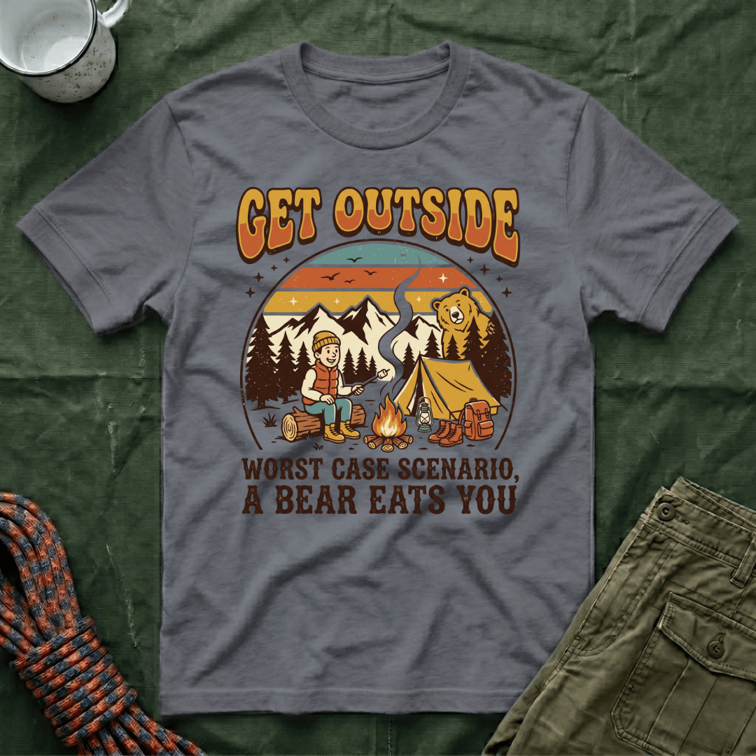 Funny Get Outside Bear T-Shirt
