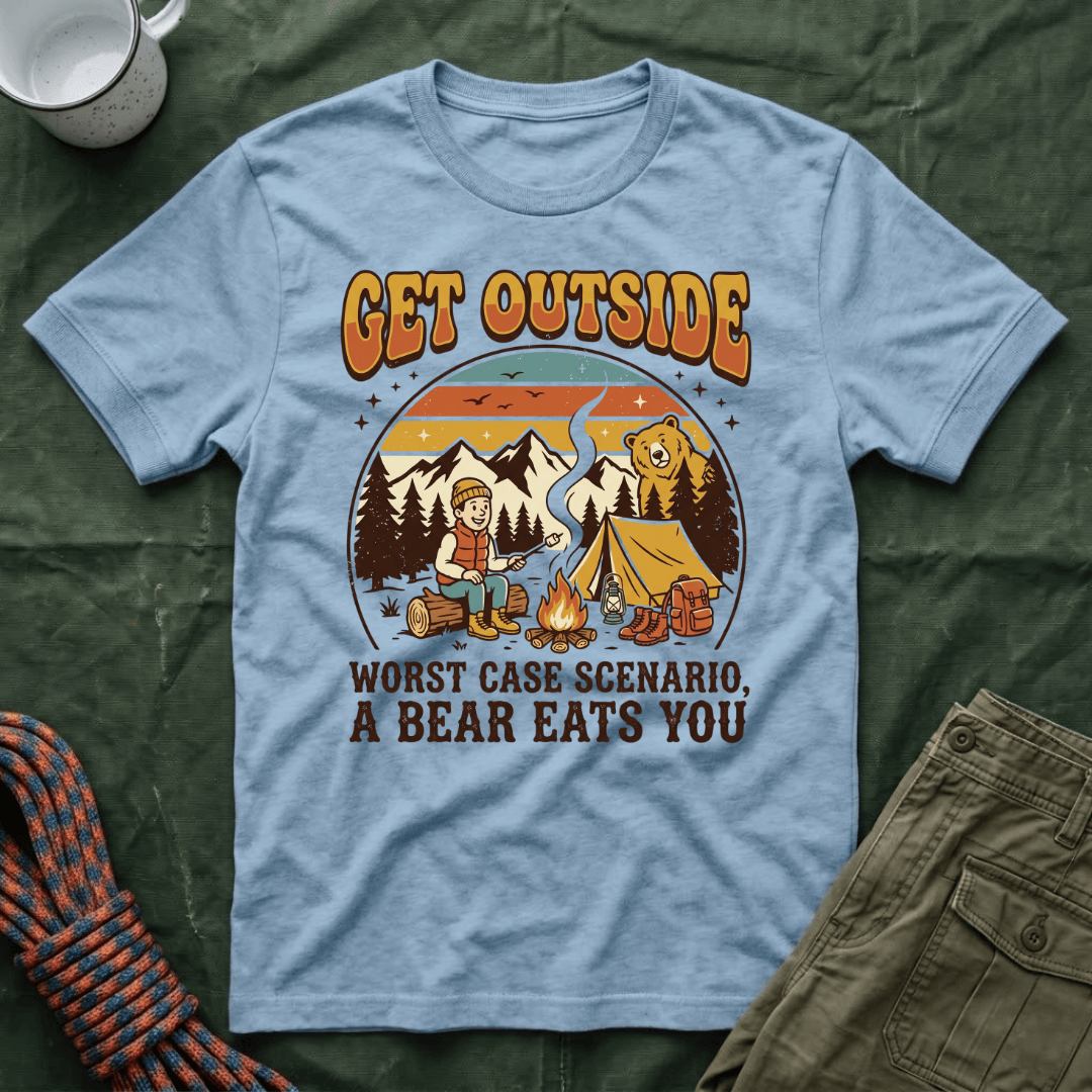 Funny Get Outside Bear T-Shirt