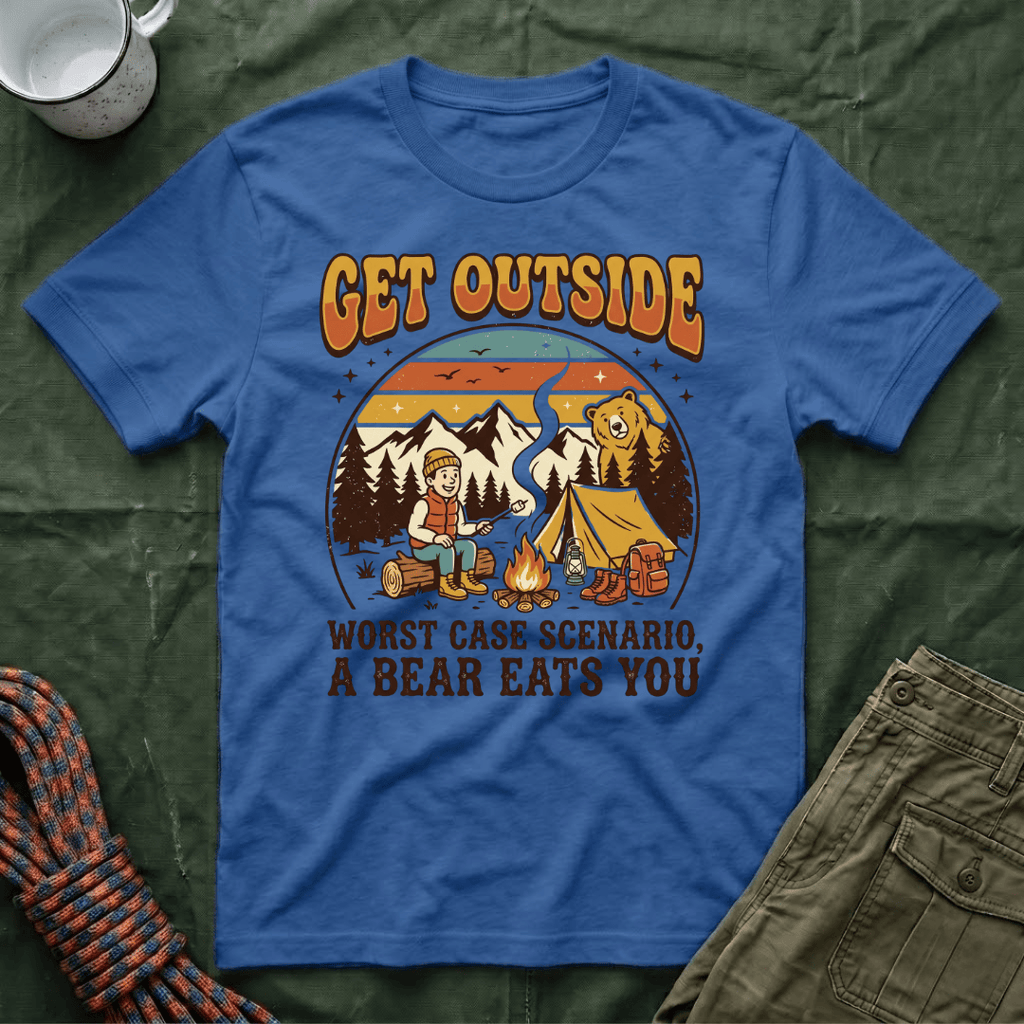 Funny Get Outside Bear T-Shirt