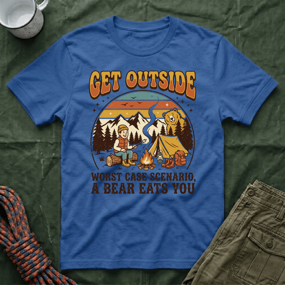Funny Get Outside Bear T-Shirt