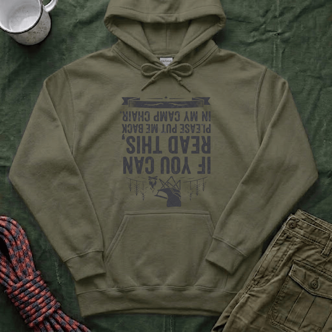If You Can Read This Camp Chair Hoodie