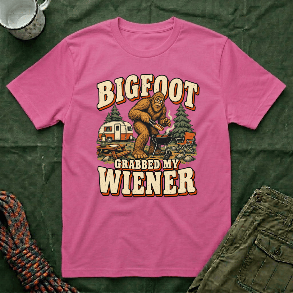 Funny Bigfoot Thief T-Shirt