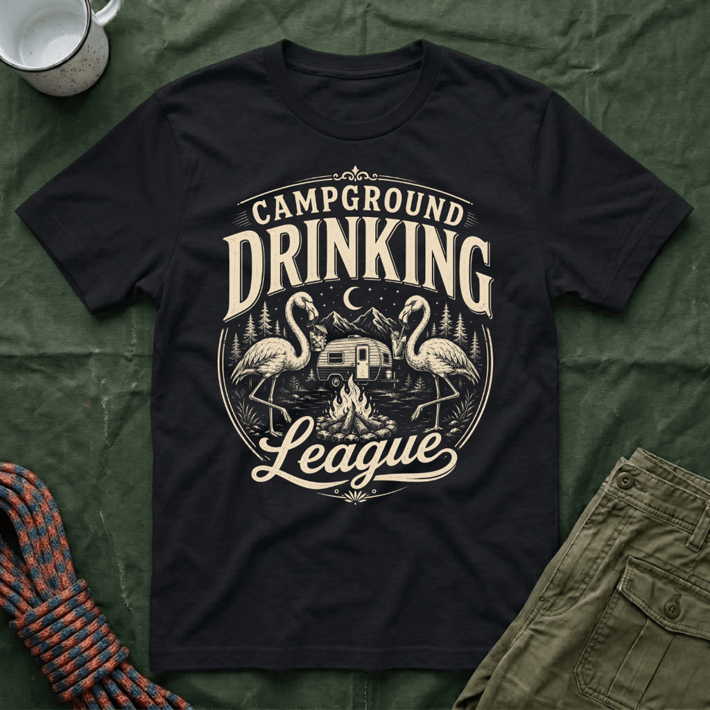 Campground Drinking League T-Shirt