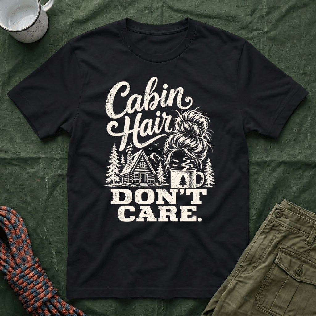 Cabin Hair Don't Care T-Shirt