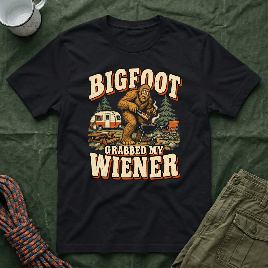 Funny Bigfoot Thief T-Shirt