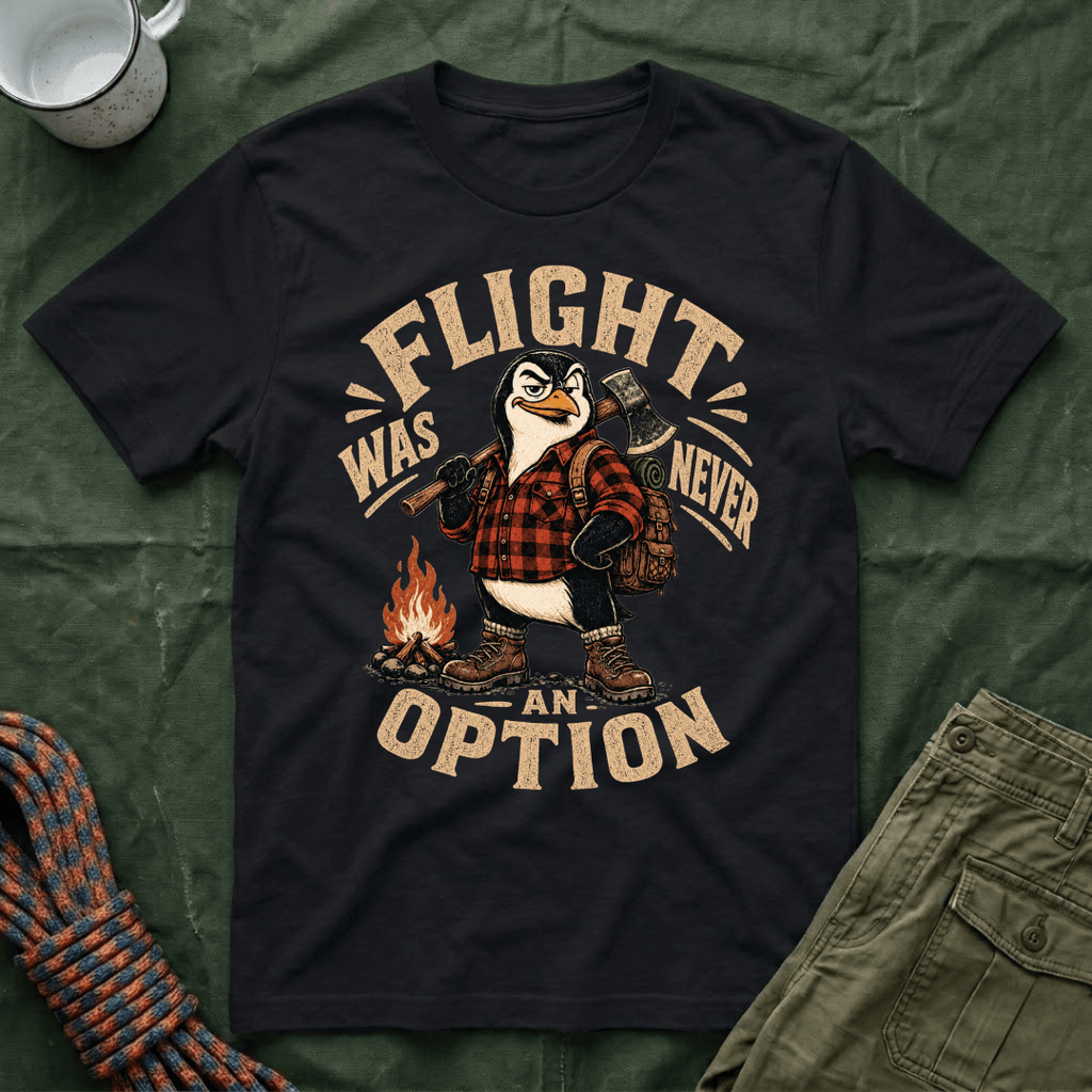 Flight Was Never An Option Penguin T-Shirt