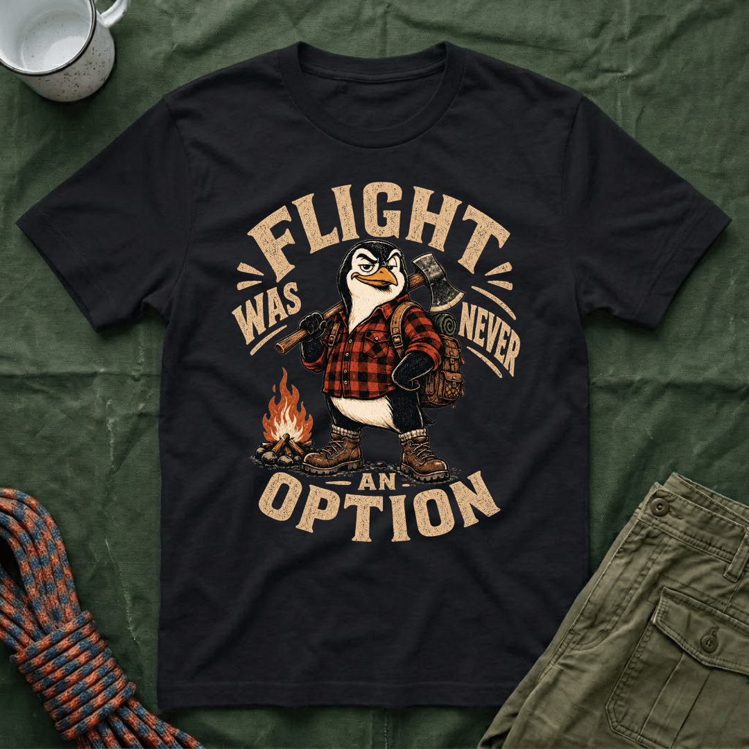 Flight Was Never An Option Penguin T-Shirt