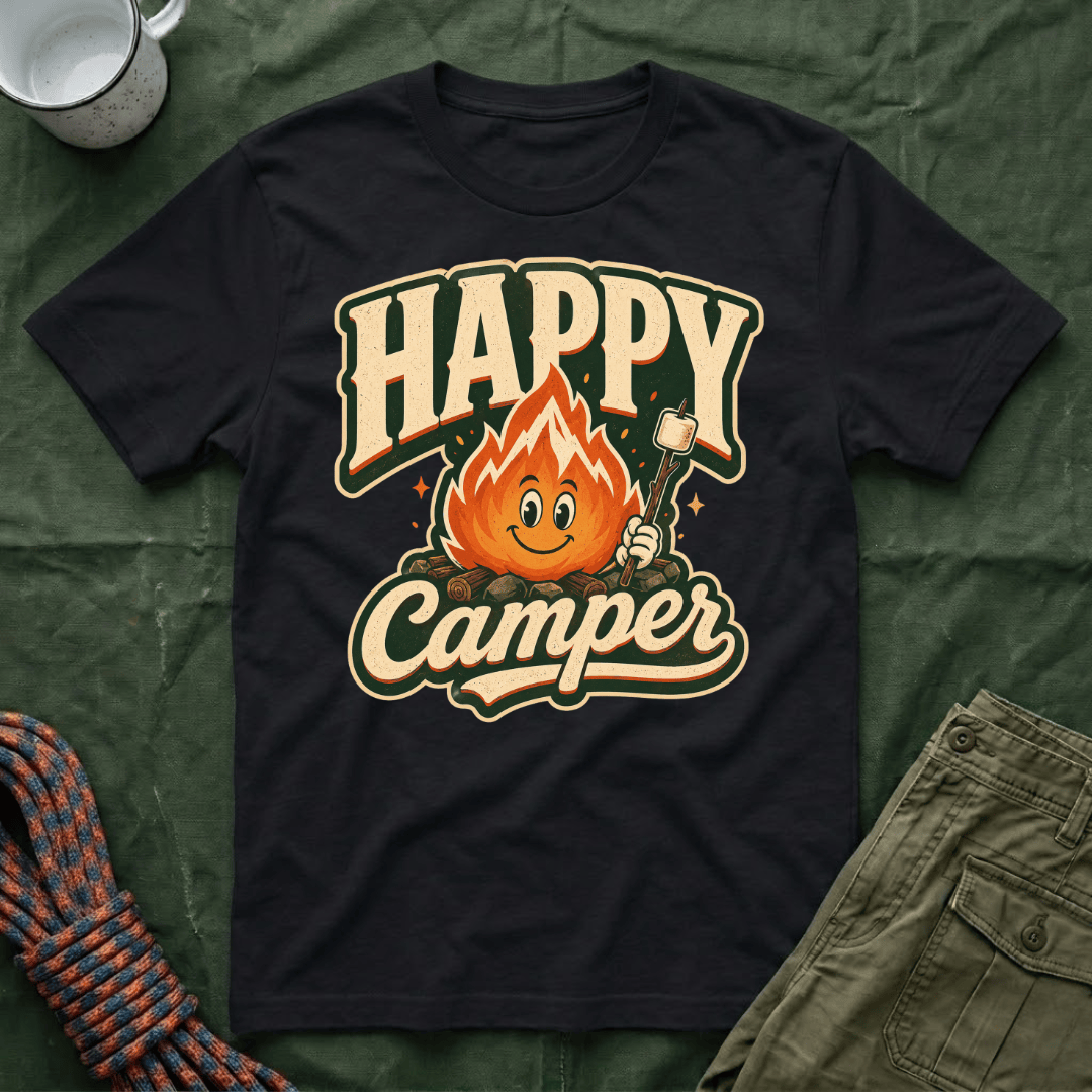 Happy Camper Campfire T-Shirt