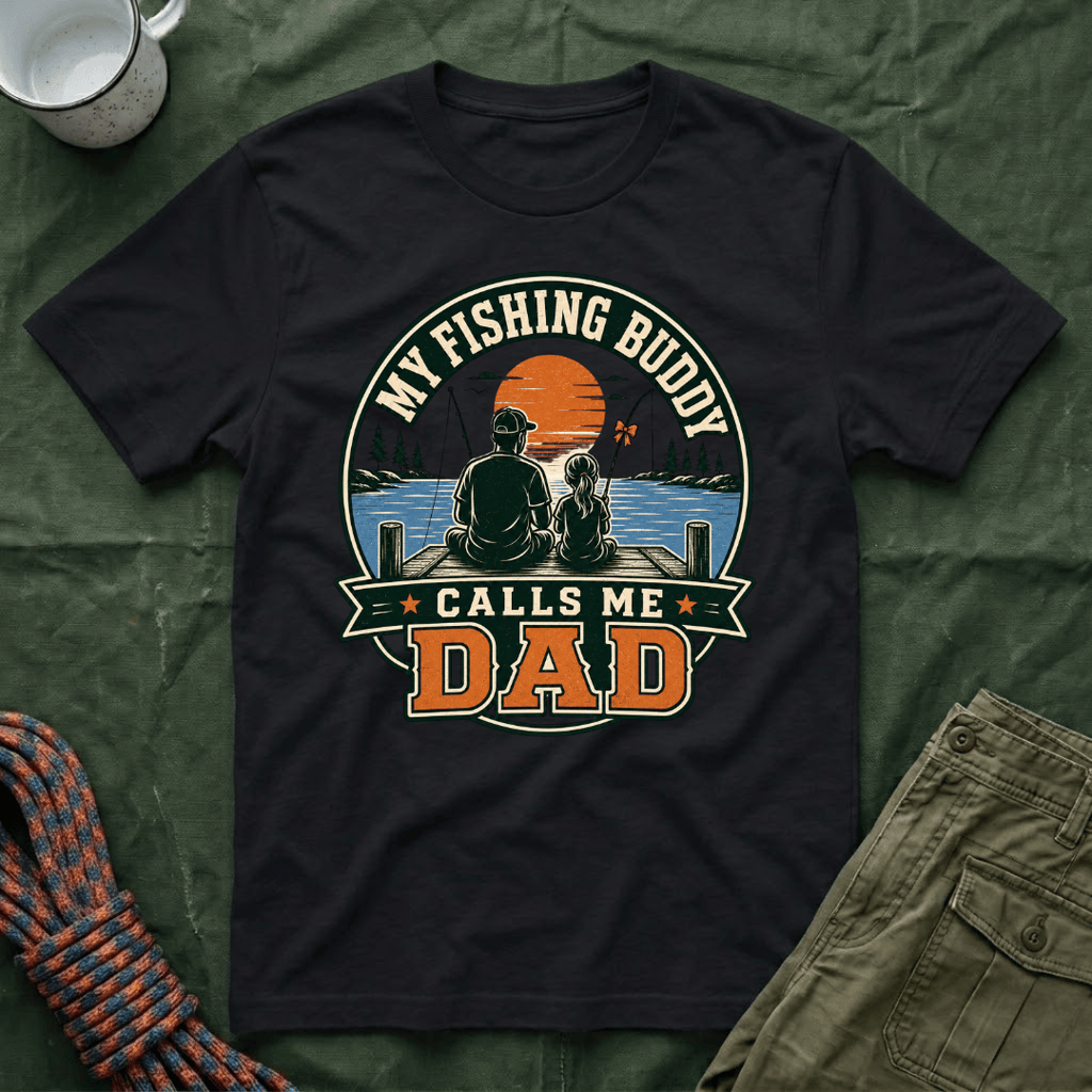 My Fishing Buddy Daddy Daughter T-Shirt