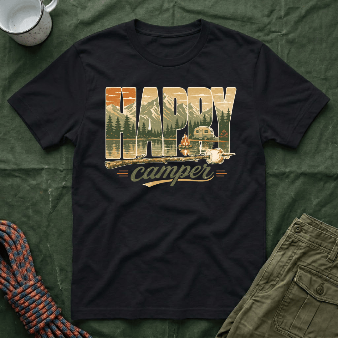 Happy Camper Mountains T-Shirt