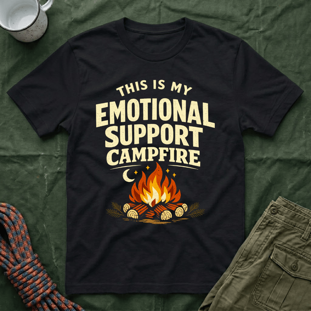 Emotional Support Campfire T-Shirt