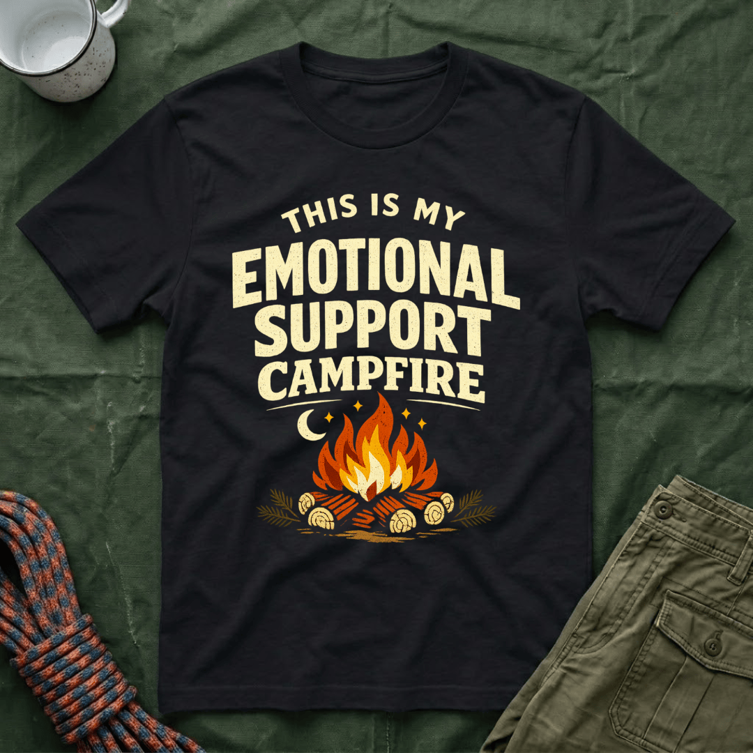 Emotional Support Campfire T-Shirt