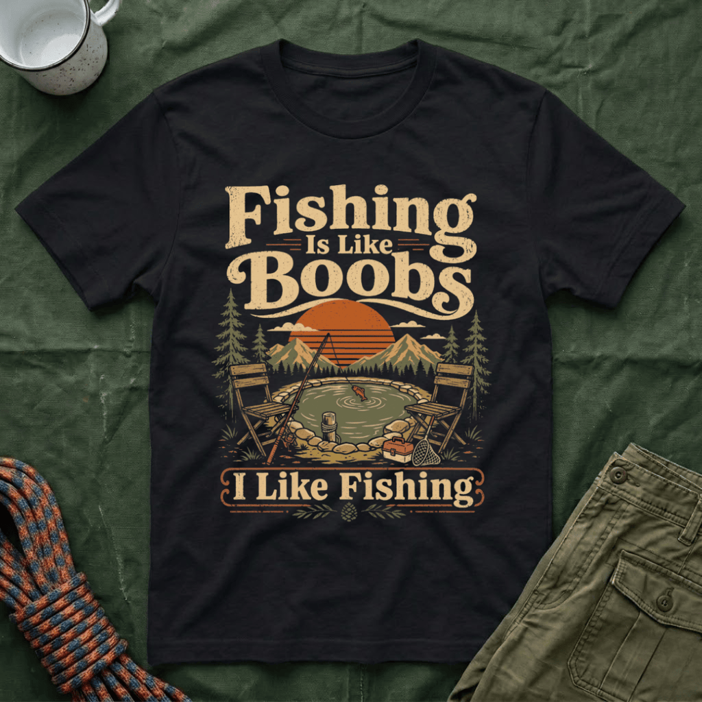 Fishing Is Like Boobs T-Shirt