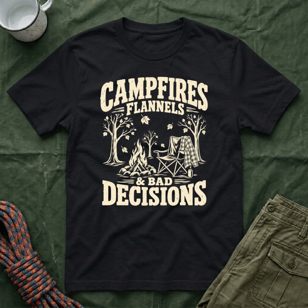 Campfires and Flannels T-Shirt