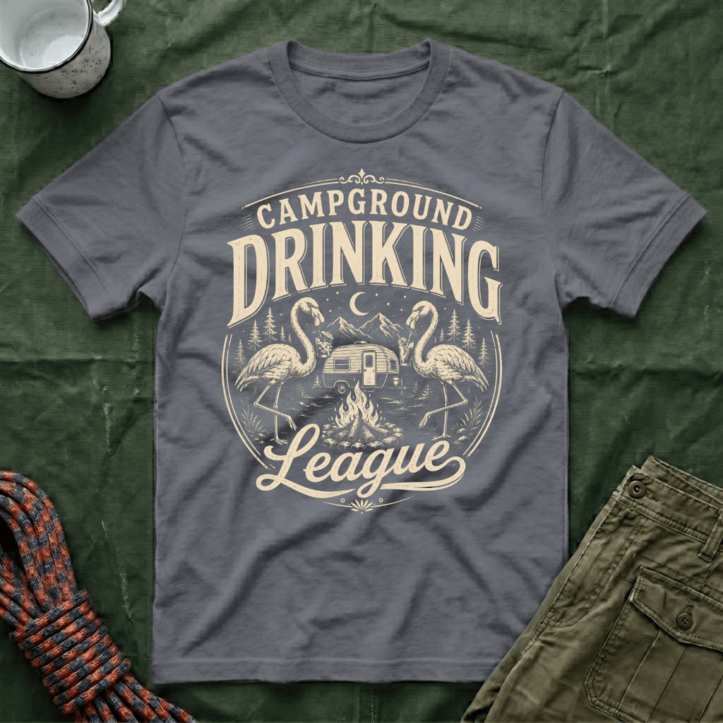 Campground Drinking League T-Shirt