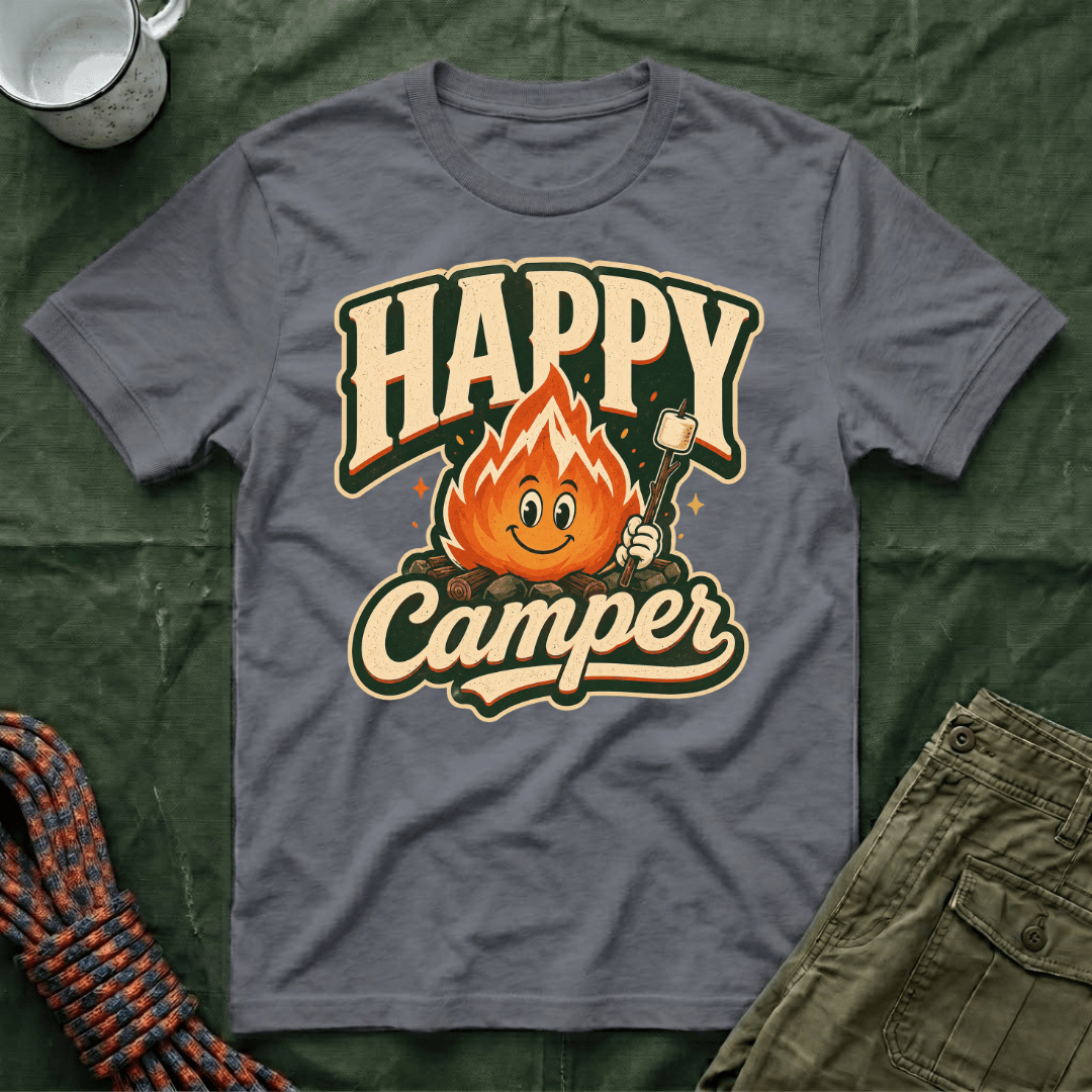Happy Camper Campfire T-Shirt