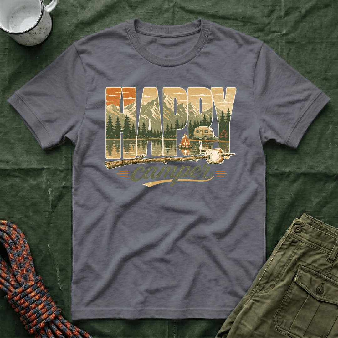 Happy Camper Mountains T-Shirt