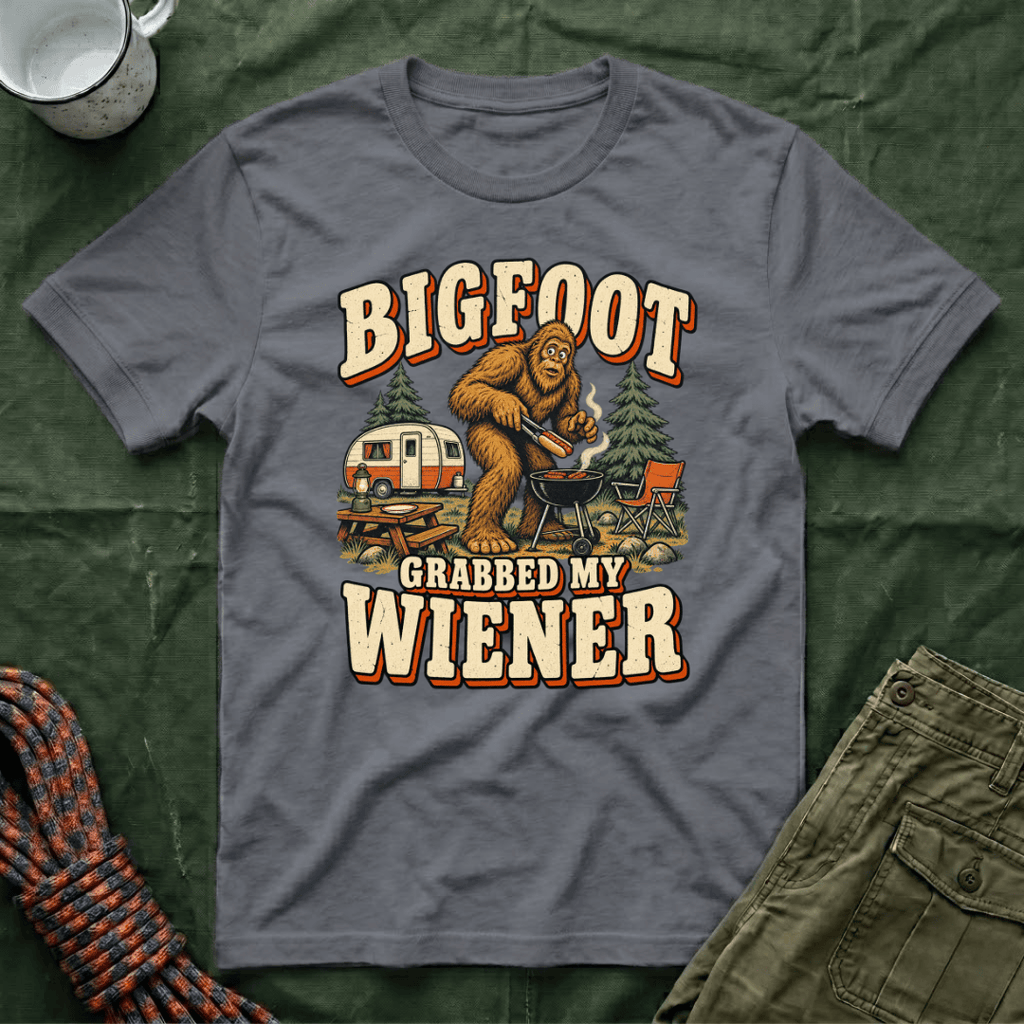 Funny Bigfoot Thief T-Shirt