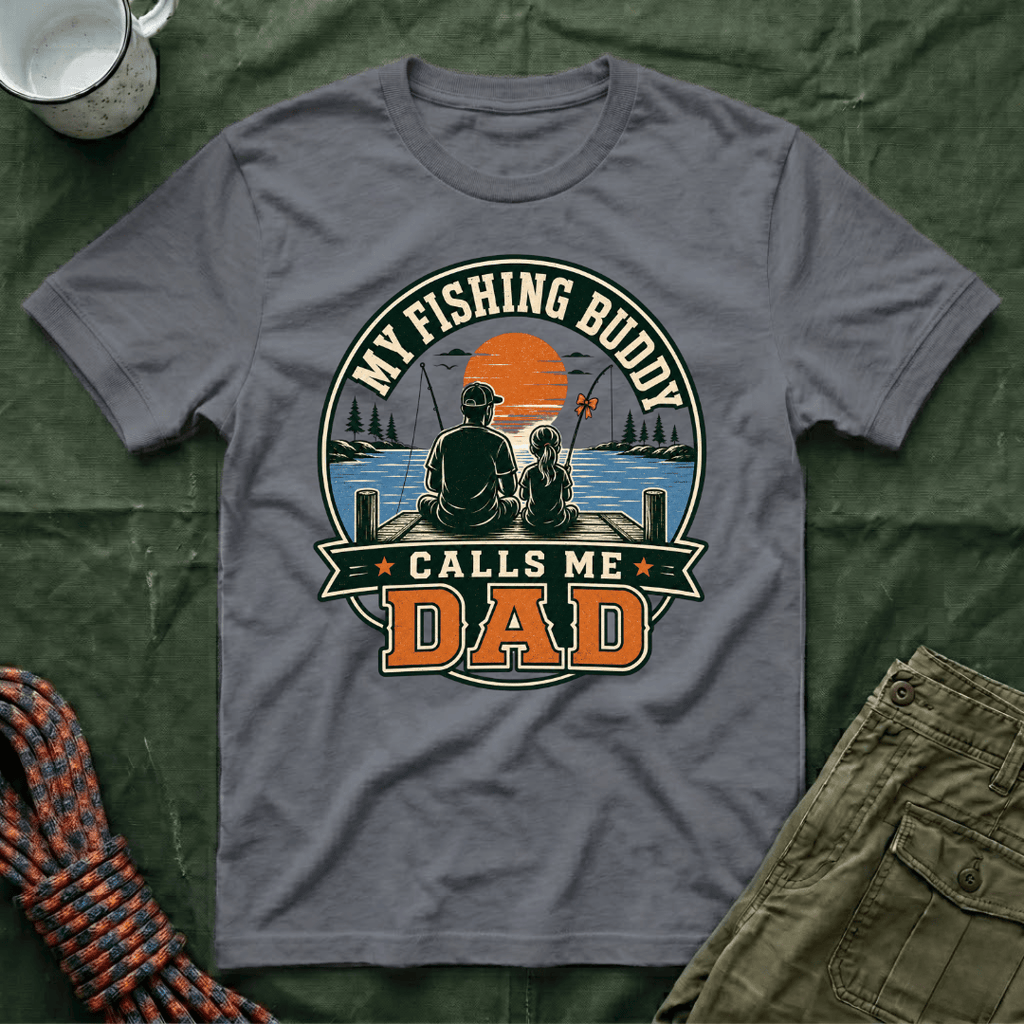 My Fishing Buddy Daddy Daughter T-Shirt