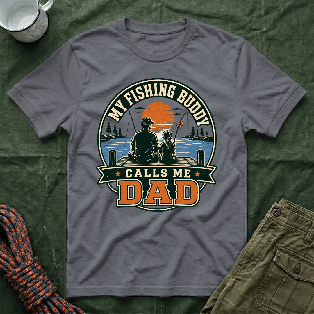 My Fishing Buddy Daddy Daughter T-Shirt
