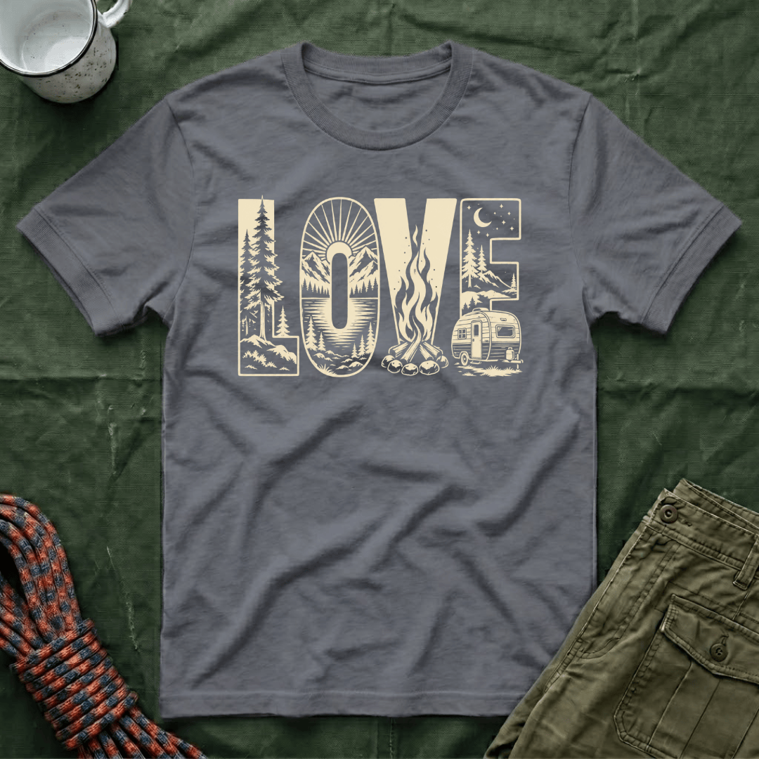 Love Camping Camper Trailer T-Shirt