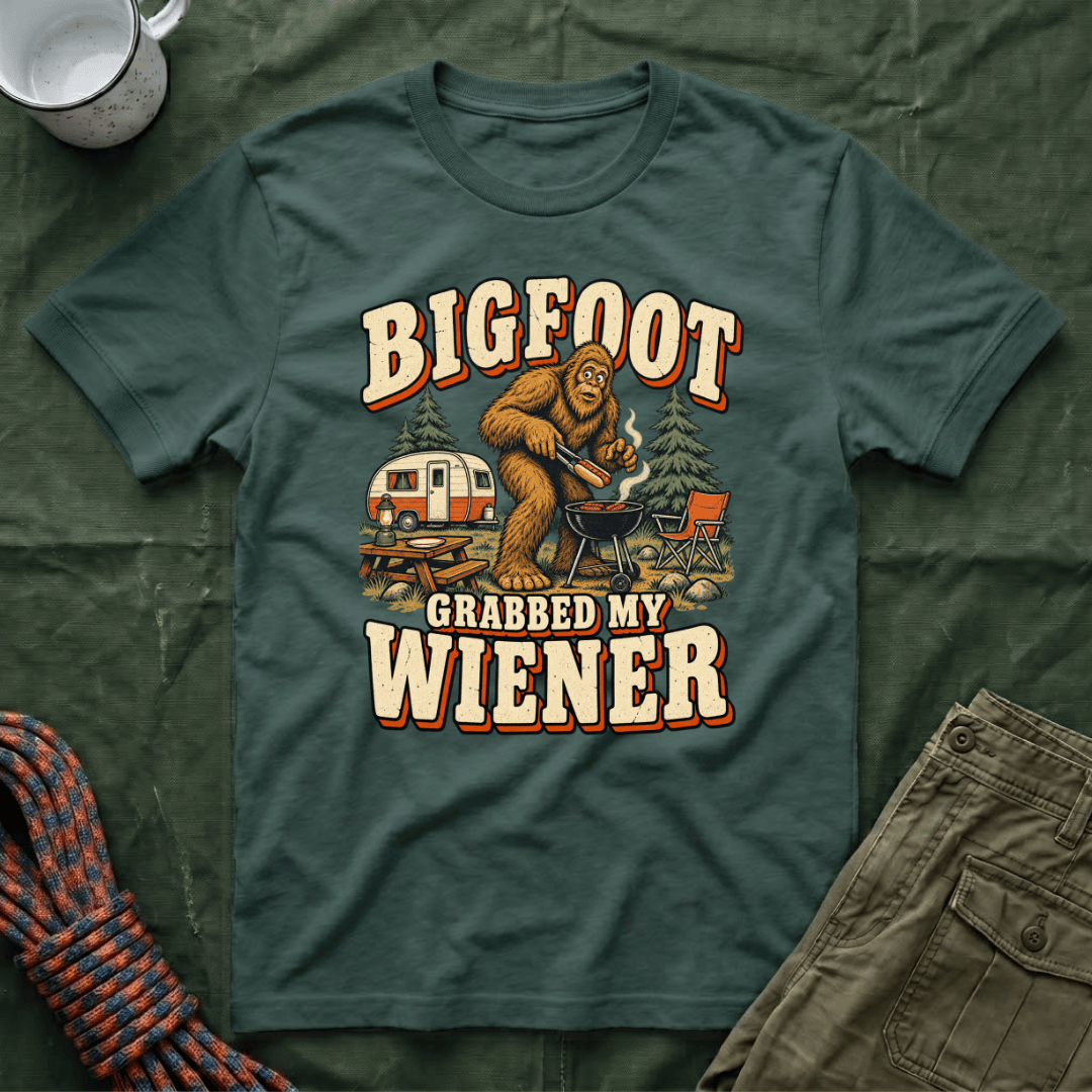 Funny Bigfoot Thief T-Shirt