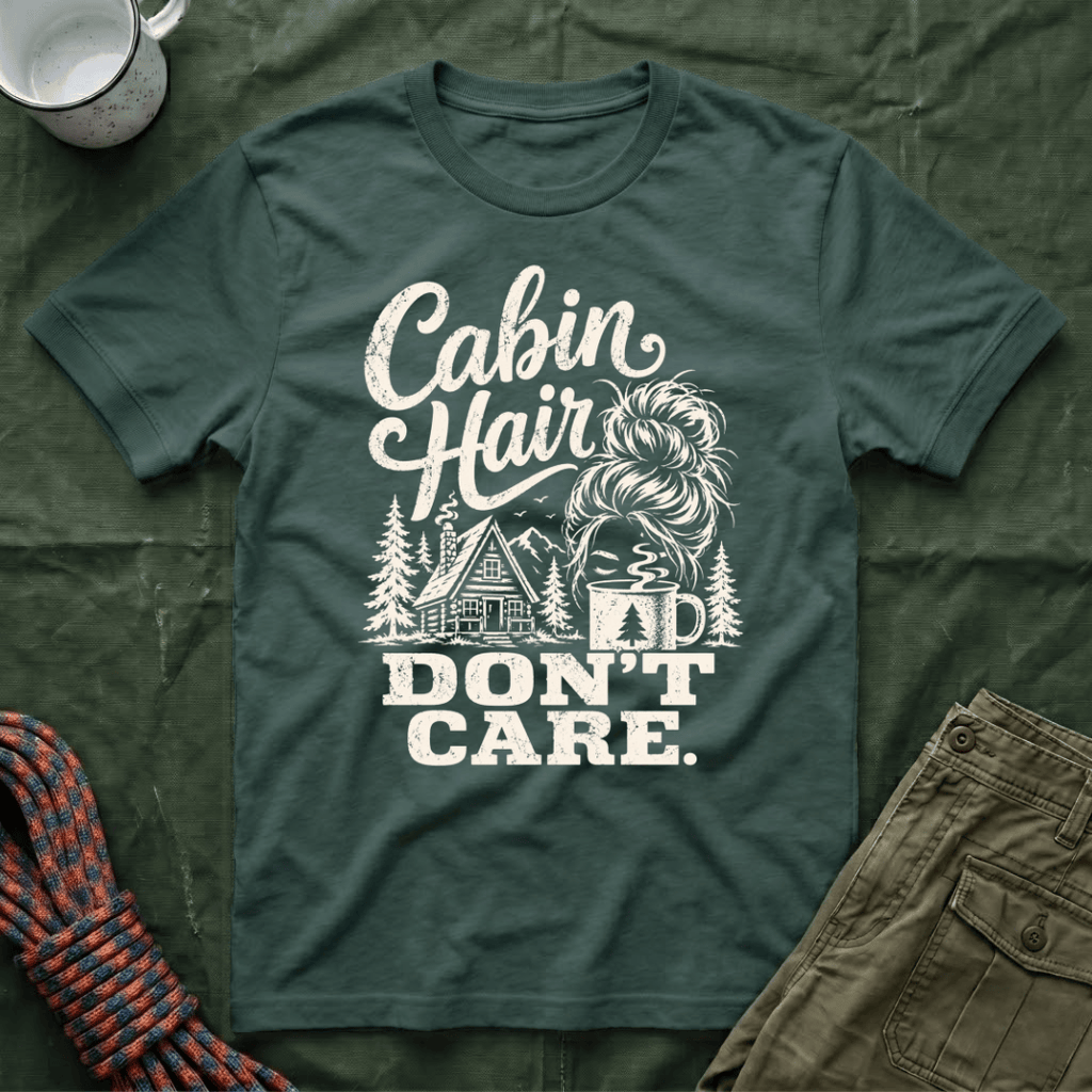 Cabin Hair Don't Care T-Shirt