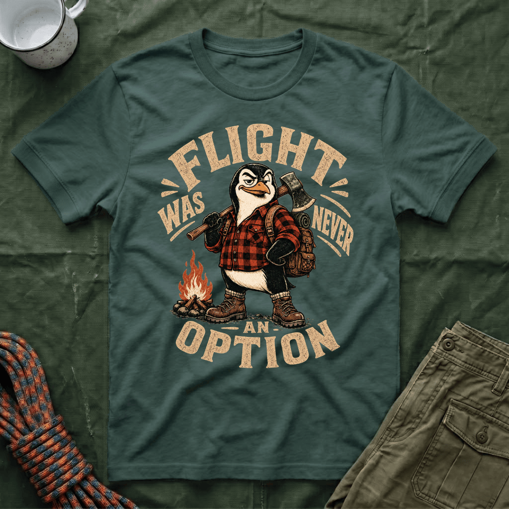 Flight Was Never An Option Penguin T-Shirt